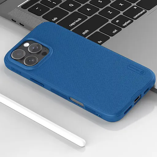 Чохол Nillkin Matte Magnetic Pro для Apple iPhone 16 Pro Max 6.9 Синій/Blue - фото 7