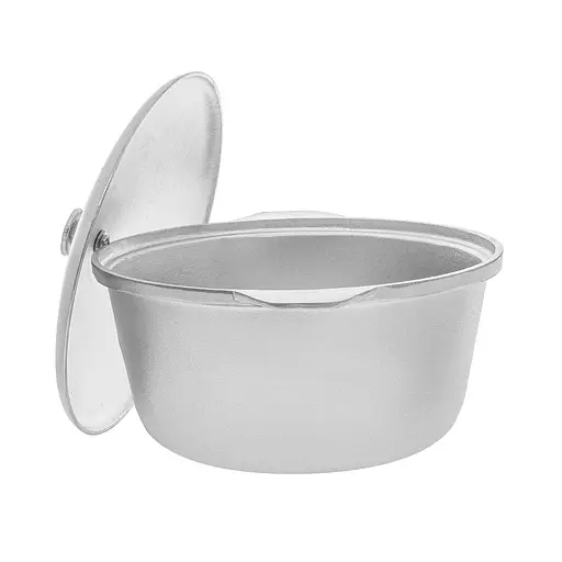 Каструля алюмінієва із кришкою 3 л, Полімет Сірий 83388 - фото 5