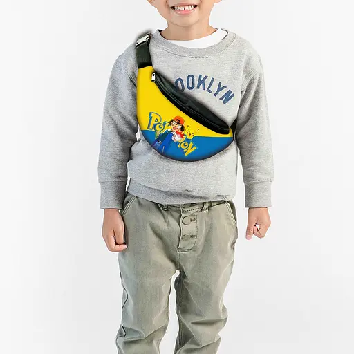 Сумка-бананка дитяча Покемон "Pokеmon з принтом, 32х15см, сумка для хлопчика через плече (00165)