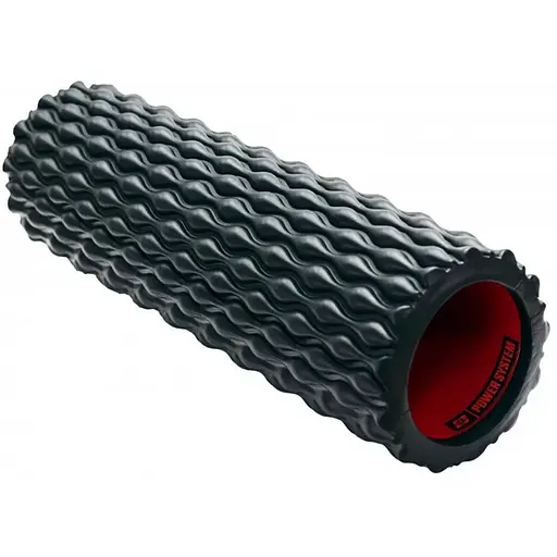 Масажний ролик (роллер) Power System PS-4118 PHYSIX Roller Black (PS-4118BK-0) - фото 1