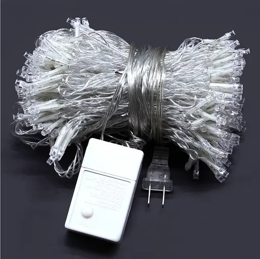 Світлодіодна гірлянда Led prof LTL Штора Сurtain 3x3 м 300 led 220v біле світіння - фото 3