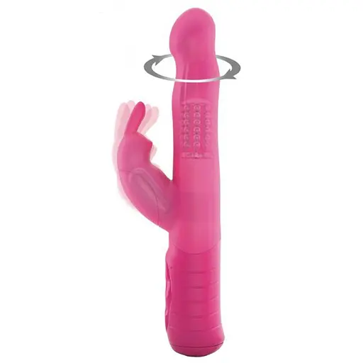 Вібратор-кролик Dorcel Baby 22 см рожевий - фото 3
