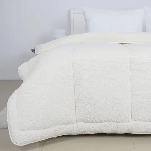 Одеяло ТЕП Teddy 200x210 см молочный (1-05209_35048) - фото 3