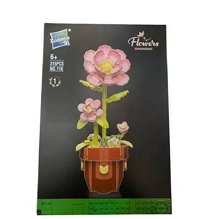 Конструктор цветы Flowers Zuanma NO116-1 детали 315 - фото 2