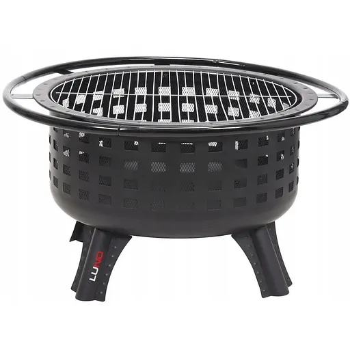 Уцінка. Кошик для вогнища та барбекю Lund сталевий 80х80х61 см (99714) - фото 4