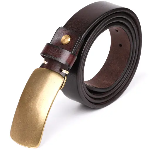 Ремінь шкіряний Vintage чоловічий 120×3,4 см acs0022776 - фото 5