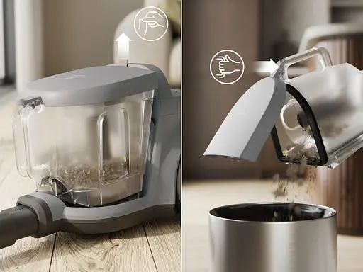 Пылесос Electrolux контейнерный 850 Вт HEPA12 3 насадки серый - фото 3