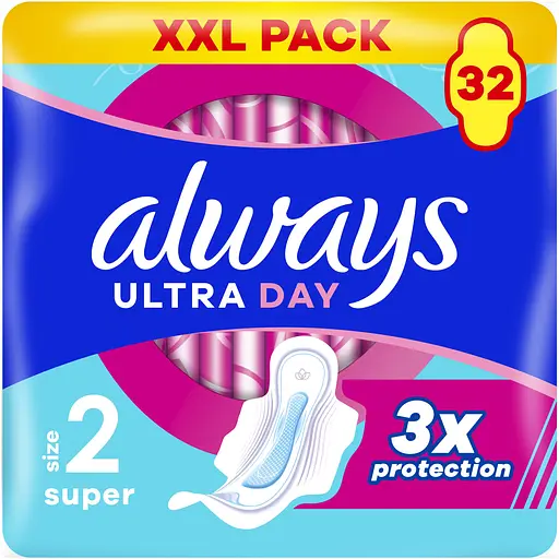 Гігієнічні прокладки Always Ultra Day Super розмір 2, 32 шт.