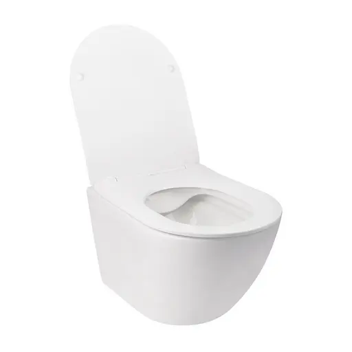 Набор Qtap инсталляция 3 в 1 Nest QT0133M425 с панелью смыва линейной QT0111M08381CRM + унитаз с сиденьем Jay QT07335176W, Белый - фото 3