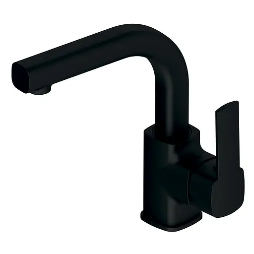 Смеситель для умывальника Volle Sota 35 мм de la noche 1538.010204 Черный матовый - фото 1