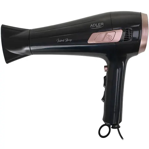 Фен Adler AD 2283 black 2400Вт/ 2 швидкості/ хол.обдув/ темп.режимів-3/ ахист від перегріву