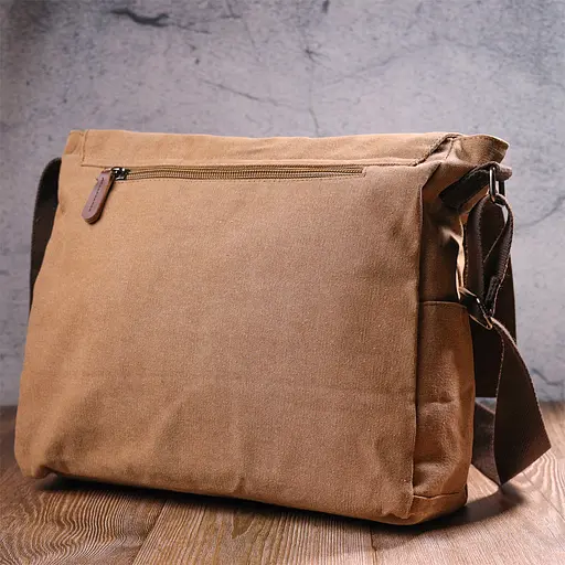 Велика сумка для ноутбука з текстильним клапаном 36х33х10 см Vintage 36х33х10 см sum0021433 - фото 9