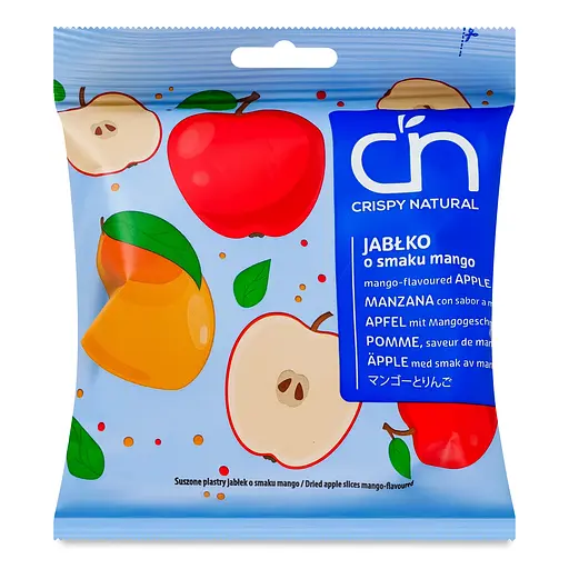 Чипси фруктові Crispy natural Яблуко зі смаком манго 18 г - фото 1