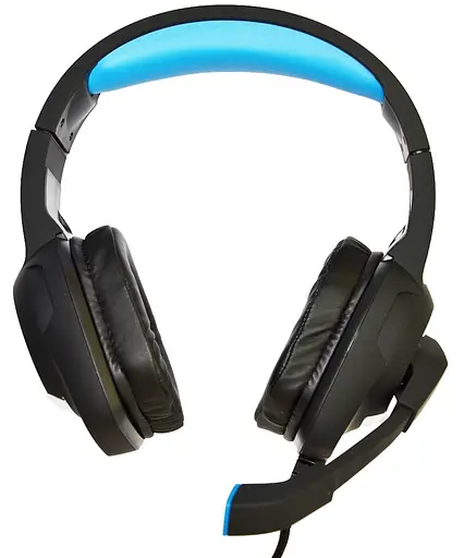 Гарнітура Microlab G4 3.5 мм+USB Black-Blue - фото 2
