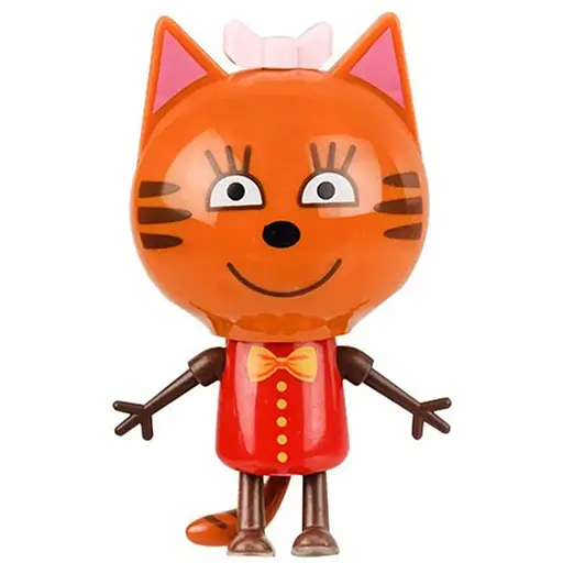 Яйце-сюрприз з фігуркою Bambi Три кота червоне DT-3326-6E