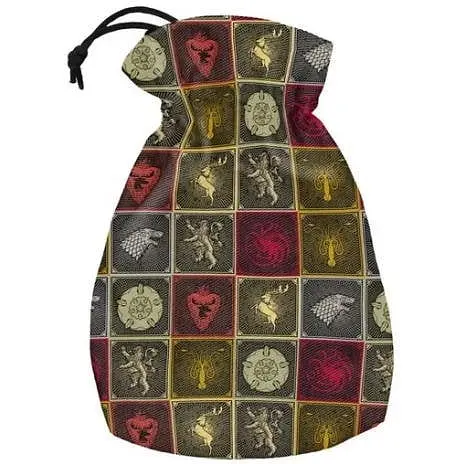 Мішечок для кубиків Q-Workshop Game of Thrones. The Sigils Pattern Dice Pouch (GOT/POU/00190166/2025/Q)