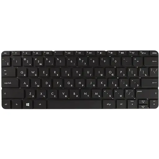 Клавиатура для ноутбука HP Envy X2 11-G series Black Ru без рамки (A1780)