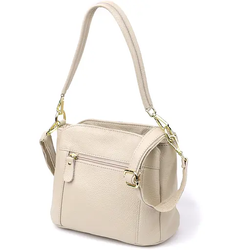 Женская кожаная сумка Vintage с тремя секциями 22.5х16.5х11.5 см sum0027556 - фото 2