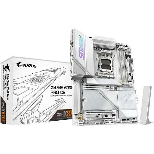 Материнська плата Gigabyte X870E AORUS PRO ICE sAM5 X870 4xDDR5 M.2 HDMI Wi-Fi BT ATX - фото 6