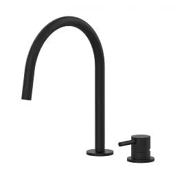 Змішувач для раковини Paffoni Light без донного клапана black matt LIG051NO, Чорний матовий - фото 1