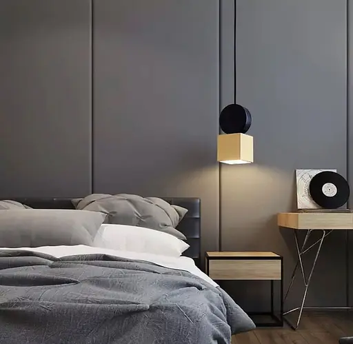 Серія сучасних світильників в корпусі латунь з фурнітурою чорного кольору Line.F Світлова температура 3000К - фото 5