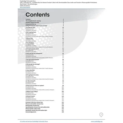 Complete Key for Schools. Second Edition. Student's Book. Without Answers - МакКіган Девід - фото 2