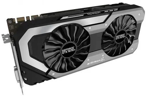 Видеокарта Palit GTX 1070Ti 8Gb JetStream (NE5107T015P2-1041J) (GDDR5, 256 bit, PCI-E 3.0 x16) Б/у - фото 2