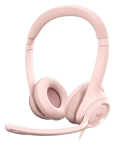 Гарнитура Logitech H390 USB Rose (981-001281) - фото 1
