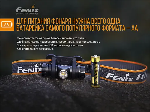 Налобний ліхтар Fenix HM23 240лм 1хАА (3 режими) Чорний - фото 6