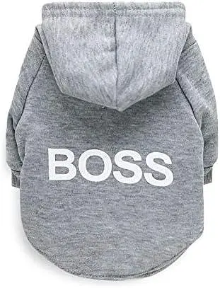 Худи для собак, Одежда для домашних животных, Пальто с принтом для щенков Толстовка с принтом Теплый свитер Одежда для щенка L