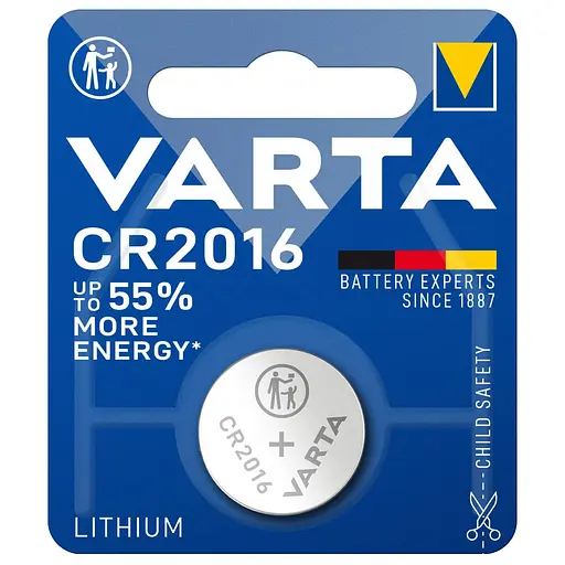 Батарейка Varta CR2016 літієва 3V (6572)
