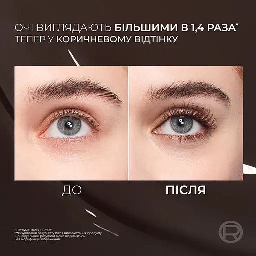 Туш для вій L’Oréal Paris Panorama Chromatic 9.9 мл коричнева - фото 7