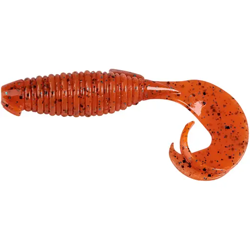 Силікон Keitech Flapper Grub 4" EA#13 spicy mustard/blue (7 шт/уп)