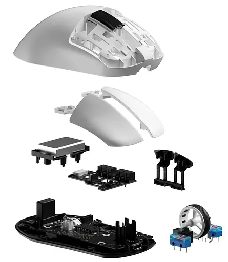 Миша GamePro Asgard Thor 1K Dock Station White (GM023W) - фото 4