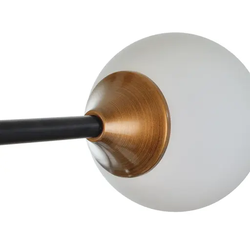 Люстра Brille молекула стельова в зал E27 60W BK (BL-906C/6) - фото 3