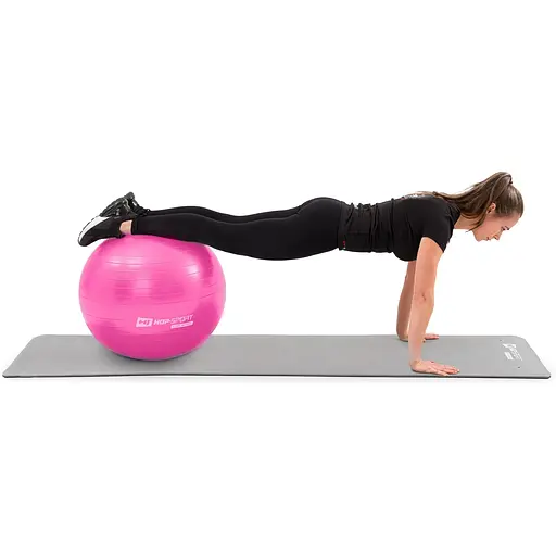 Фитбол Hop-Sport 75см маджента + насос - фото 2