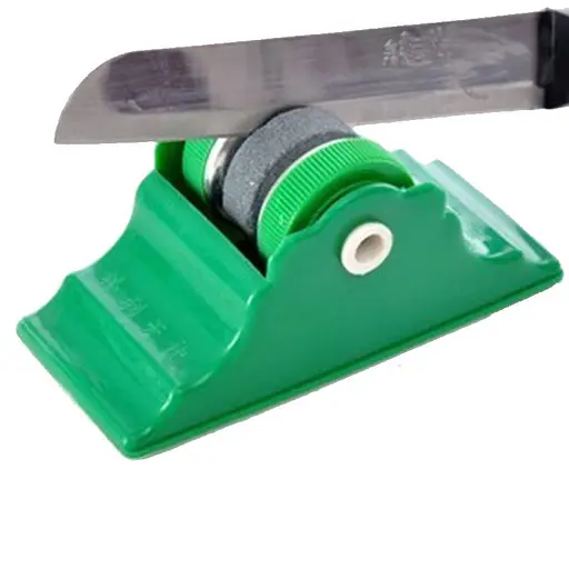 Точилка універсальна для ножів та ножиць кругла на підставці 12.5 см, Kitchen Master 84111 - фото 8