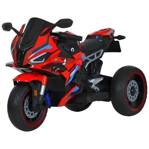 Електромобіль дитячий Bambi Мотоцикл M 6143EL-3 триколісний 12V7AH світло музика EVA