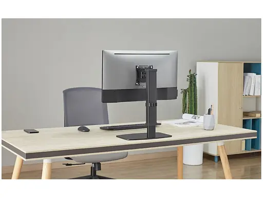 Кронштейн настільний ніжка для монітора Gembird MSD1ST02 17-32 дюйми Black - фото 5