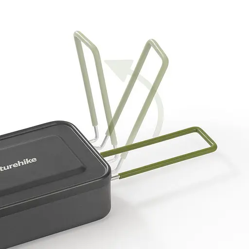 Туристична ємність для зберігання та приготування Naturehike NH21CJ011 з алюмінію - фото 3