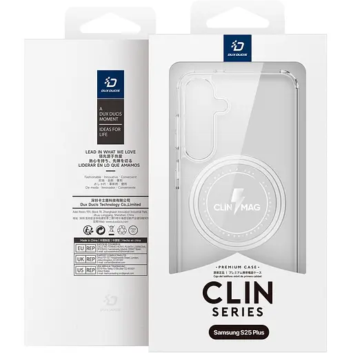 Чохол Dux Ducis Clin Mag with MagSafe для Samsung Galaxy S25 Plus Transparent [134547] - фото 4