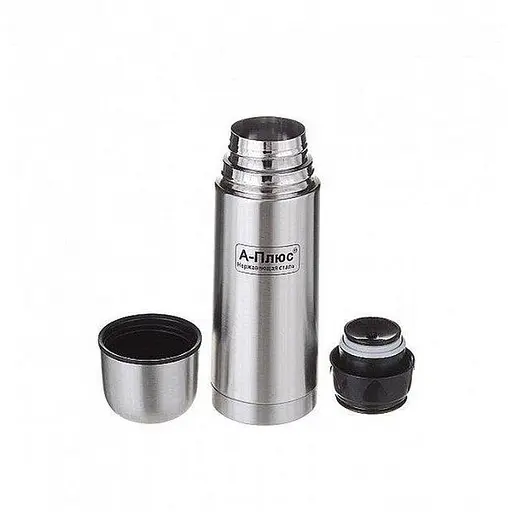 Термос із неіржавкої сталі A-PLUS FL 1751 350 ml з чохлом - фото 1