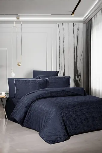 Постельное белье Rodel Navy Blue Сатин Делюкс La Romano pbe0051957 - фото 1