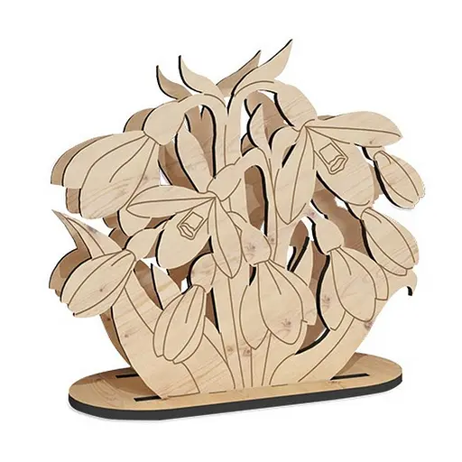 Дитячий набір для творчості "Snowdrops" Fabrika Decoru FDCKW-048 - фото 3