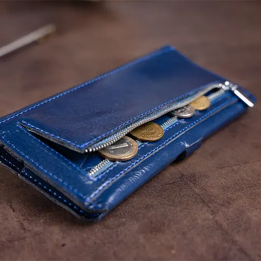 Кожаный портмоне Shvigel 19.5х9.5х1 см acs0016039 - фото 10