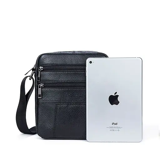 Чоловіча шкіряна сумка Vintage 17,5х21х5 см sum0012305 - фото 8