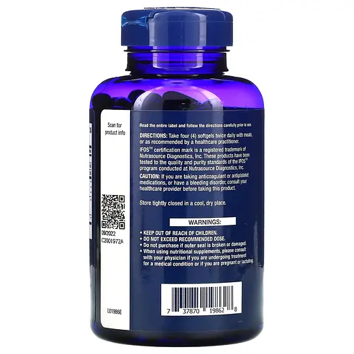 Жирные кислоты Life Extension Super Omega-3 240 капсул - фото 3