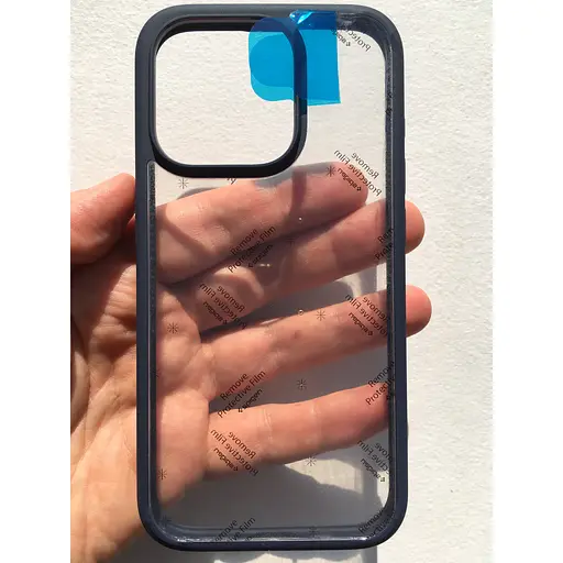 Прозорий чохол Spigen Ultra Hybrid для iPhone 15 Pro (6.1") Navy Blue ACS06711 - фото 2