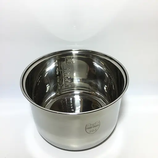 Универсальная стальная кастрюля для мультиварки на 5 литров H=145 мм, D=235 мм - фото 7