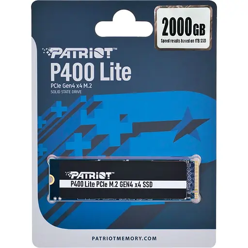 SSD накопитель Patriot P400 Lite 2TB M.2 NVMe (P400LP2KGM28H) [129552] - фото 6